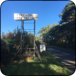 Fireworks field sign. Wycombe Road Prestwood